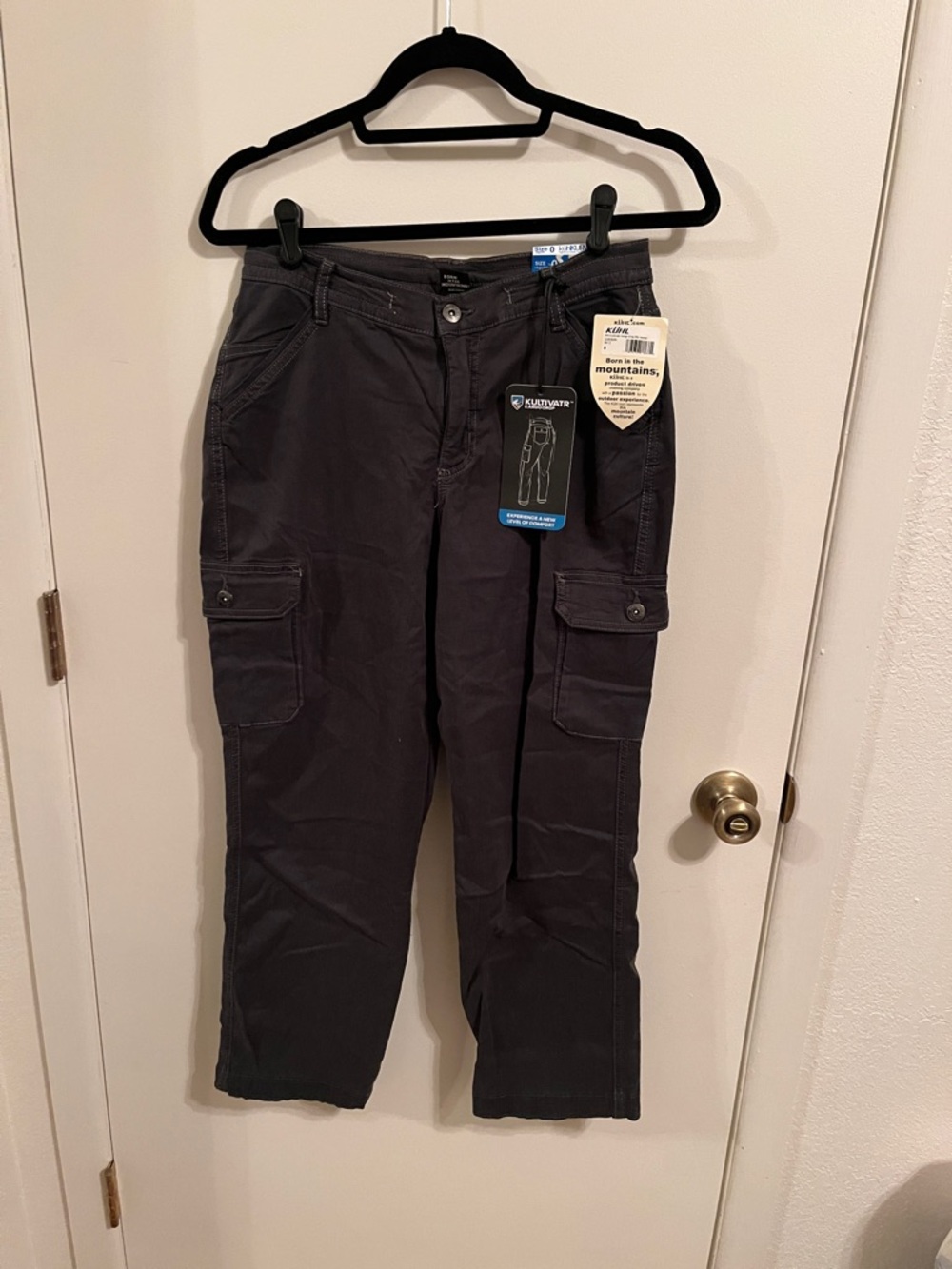 Kuhl Women's Cargo Pants - Charcoal Black